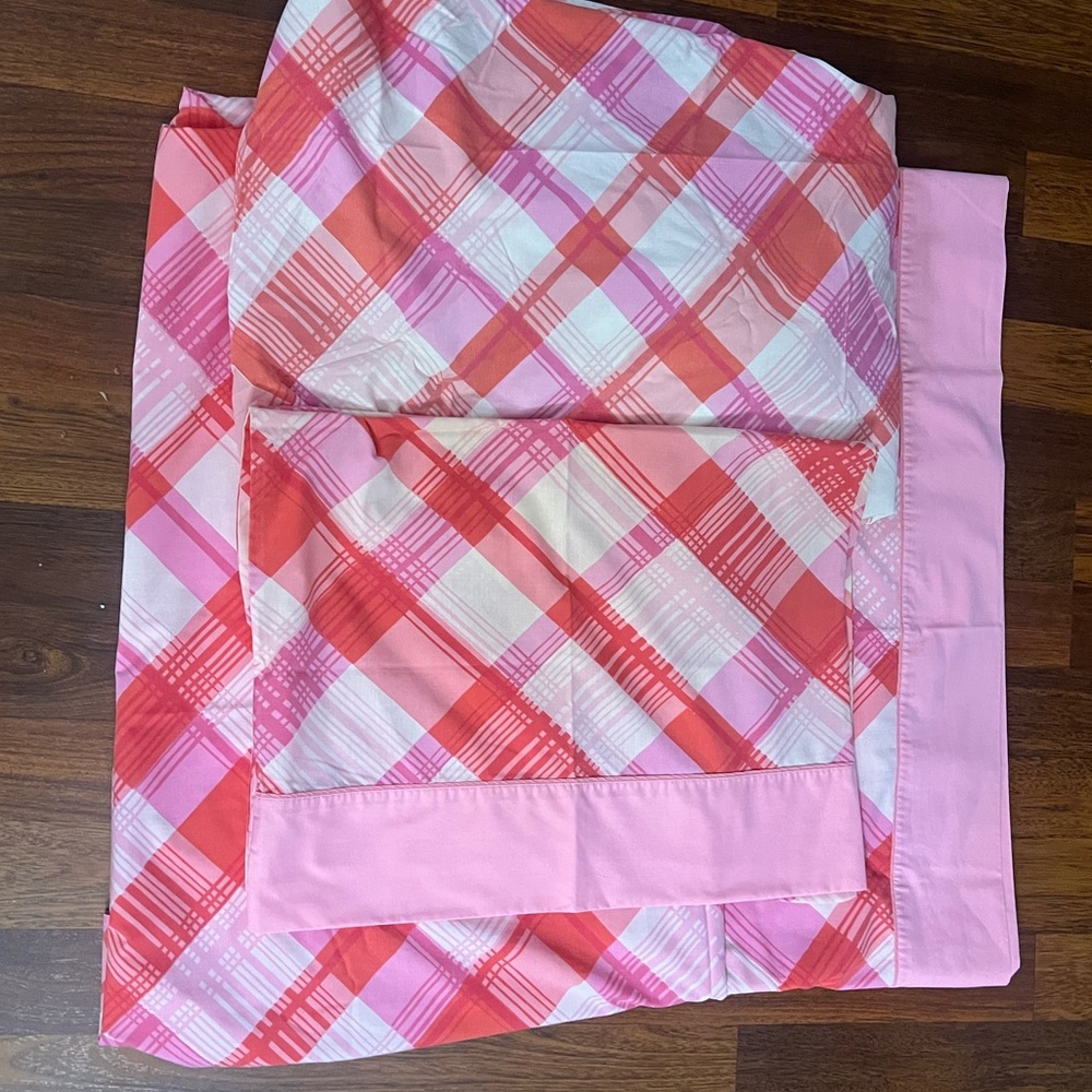 Martex vintage twin Plaid Sheet Set